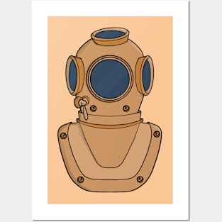 An old diving suit Posters and Art